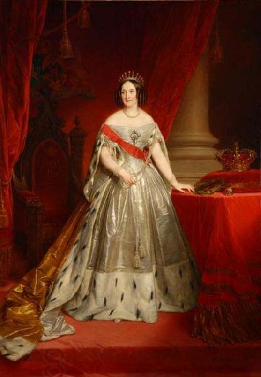 unknow artist Portrait of Queen Anna of the Netherlands, nee Grand Duchess Anna Pavlovna of Russia.